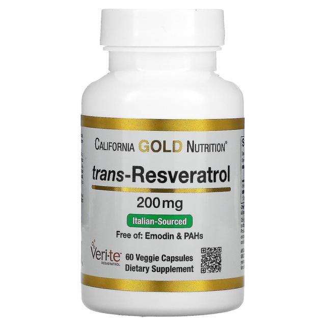 , transresveratroli, italiasta peräisin oleva, 200 mg, 60 kasviskapselia- on Productcaster.