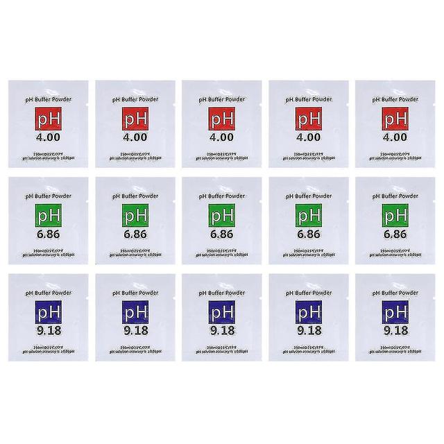 15-pak buforowy proszek do Ph-metrów 4,0/6,86/9,18 on Productcaster.