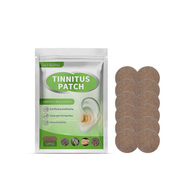 AIKE Jaysuing 12pcs Tinnitus Patches Herbal Formula Skin Friendly Fit Acupoints Relieve Tinnitus Improve Buzzing -bba on Productcaster.