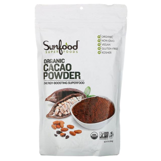 Sunfood, Organic Cacao Powder, 1 lb (454 g) on Productcaster.