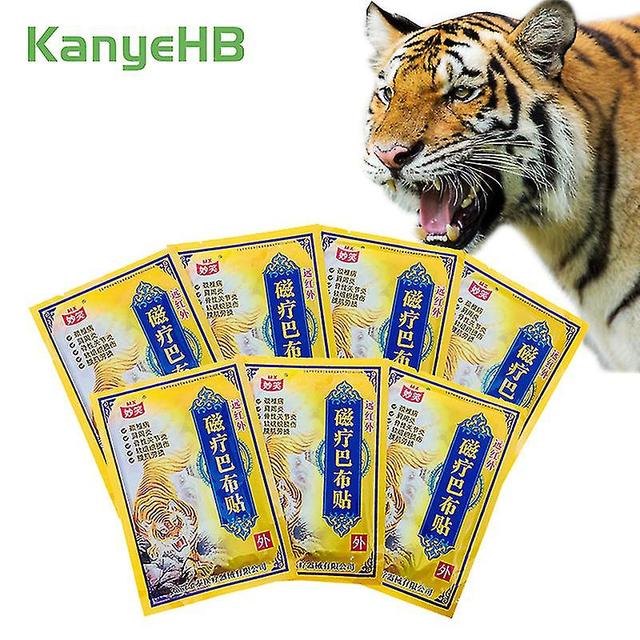 56pcs/7bags Tiger Pain Medical Plaster Natural Herbs Joints Ache Sticker Body on Productcaster.