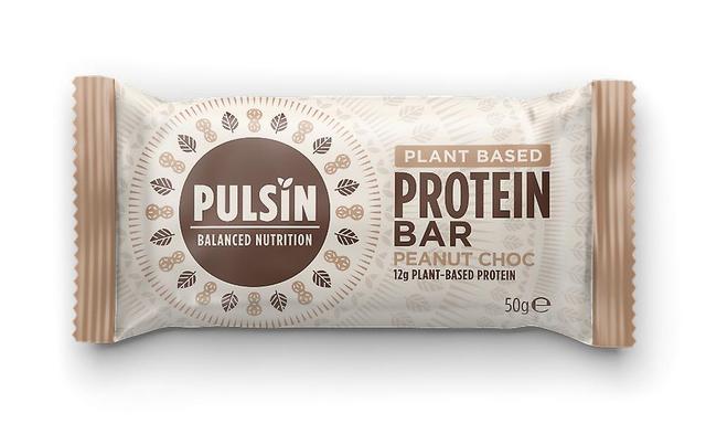 Pulsin plantebasert protein bar peanut choc 18 x 50g case on Productcaster.