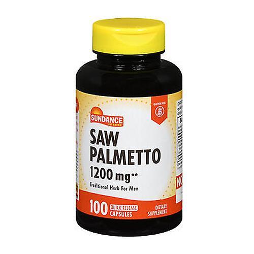 Sundance Vitamins Saw Palmetto Cápsulas, 1200 mg, 100 Caps (Paquete de 1) on Productcaster.