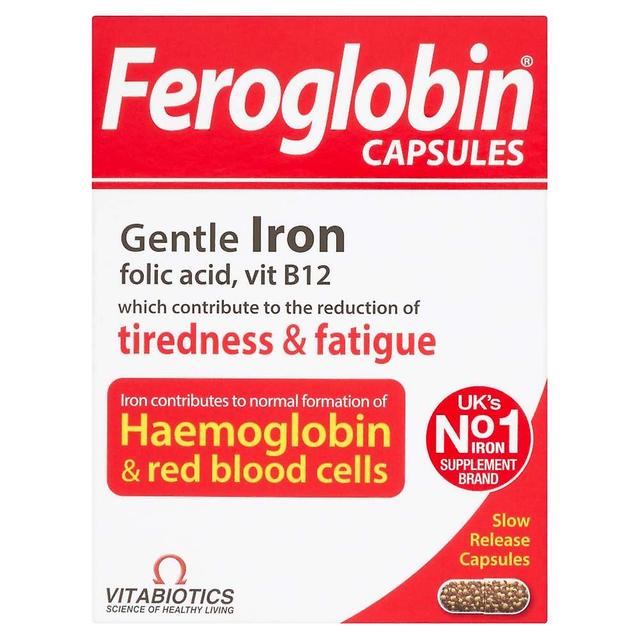 Vitabiotics Feroglobin Slow Release - 30 Capsules on Productcaster.