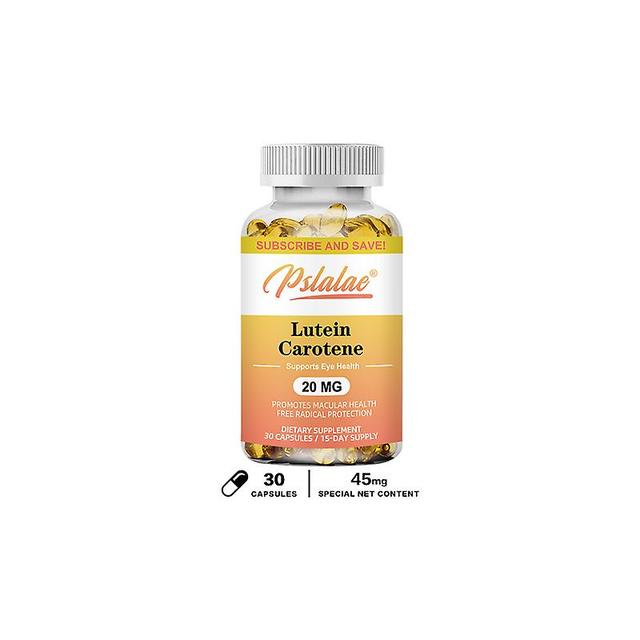 Visgaler Lutein Capsules Contain Zeaxanthin Carotene To Relieve Eye Pressure And Blue Light Macular Protection To Protect Vision. 30 Capsules on Productcaster.