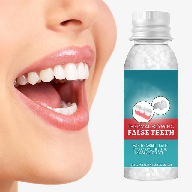 30ml Tooth Bead Moldable Temporary Filling Solid Glue Tooth Repair Granule Teeth Gaps Missing Broken Tooth False Teeth Filling Bead Dental Care on Productcaster.