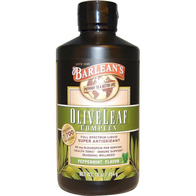 Barlean's, Olive Leaf Complex, Peppermint Flavor, 16 oz (454 g) on Productcaster.