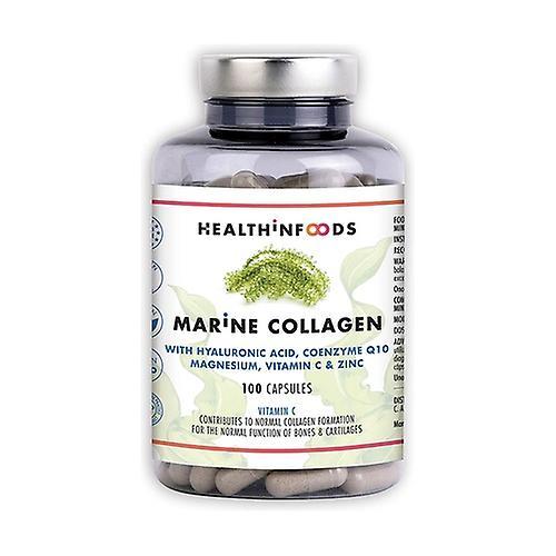 Health in Foods Hydrolyzed Marine Collagen 100 capsules on Productcaster.