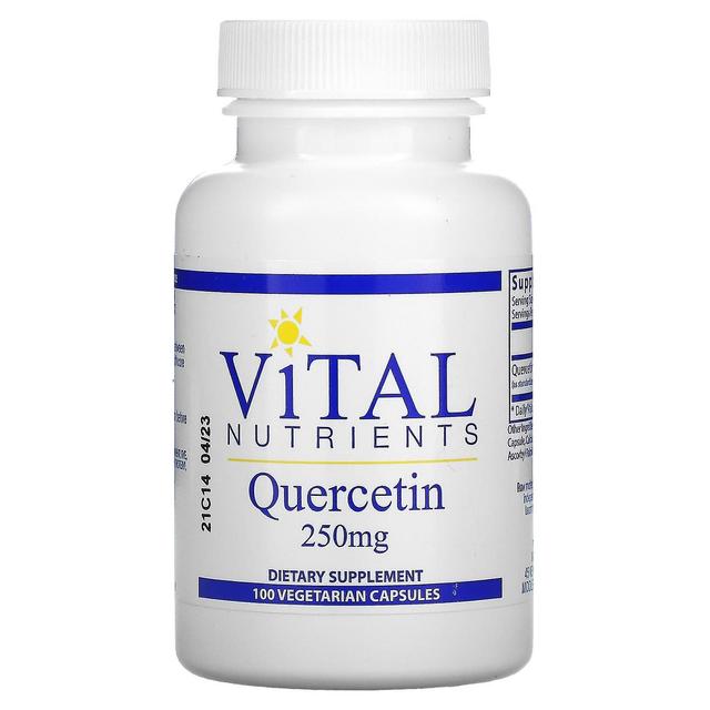 Vital Nutrients, Quercetin, 250 mg, 100 Vegetarian Capsules on Productcaster.