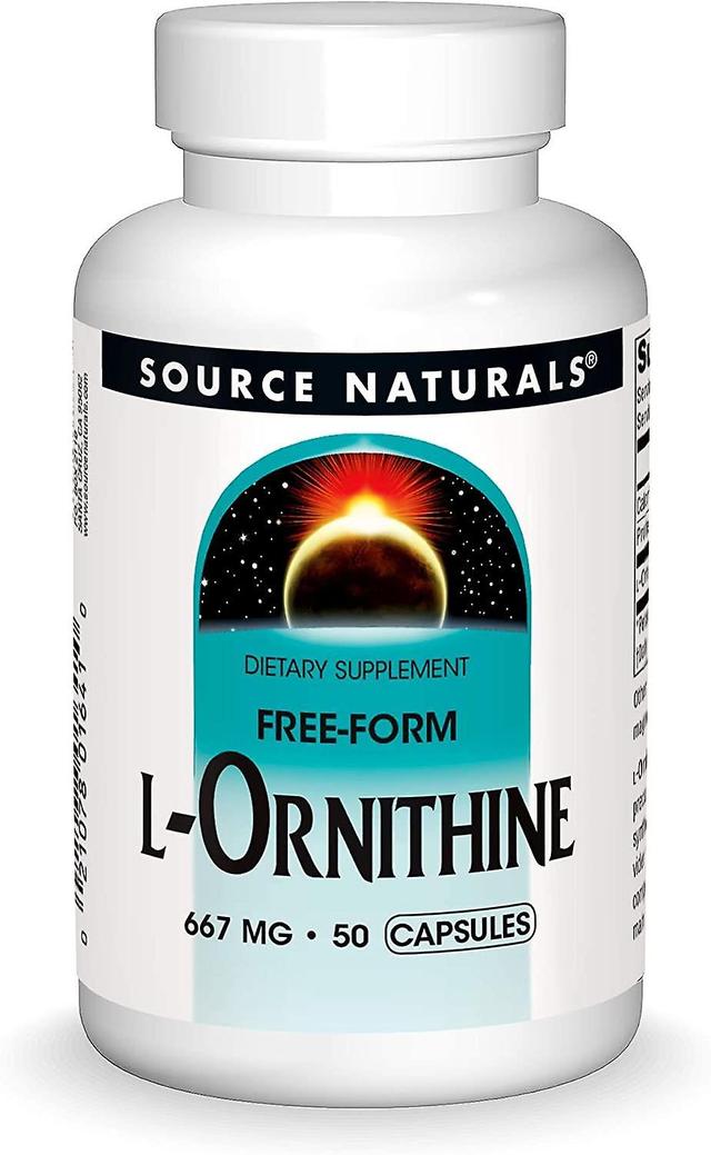 Source Naturals L-Ornithine 667mg 50 Capsules on Productcaster.