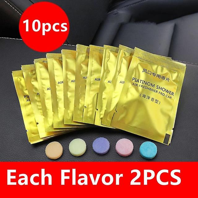 Car Air Freshener Refill Aromatherapy Auto Fragrance Car Scent Aroma Solid Flavor Smell Perfume Replacements 5 Flavor Styling on Productcaster.