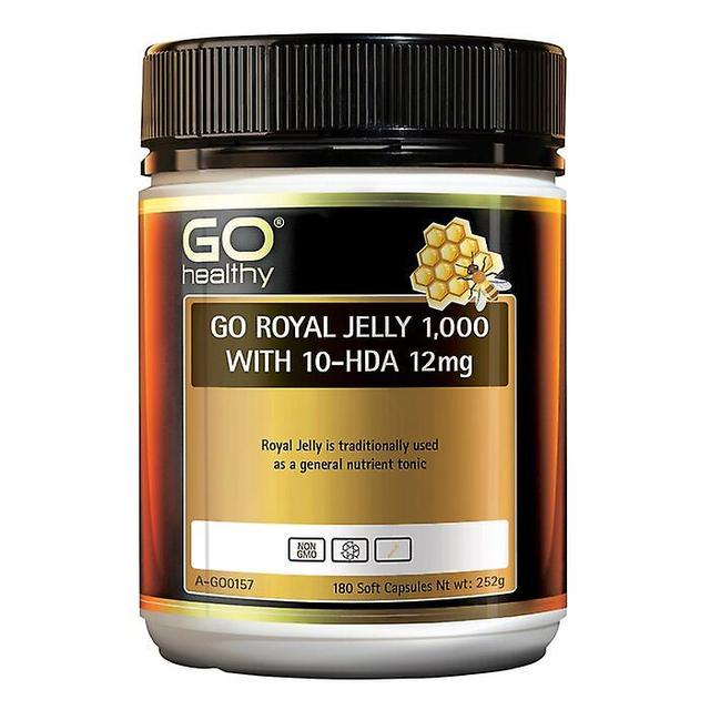 Go Healthy [authorized Sales Agent] Go Healthy Go Royal Jelly 1000 With 10-hda 12mg Softgel Capsules - 180 Pack - 180pcs/box on Productcaster.