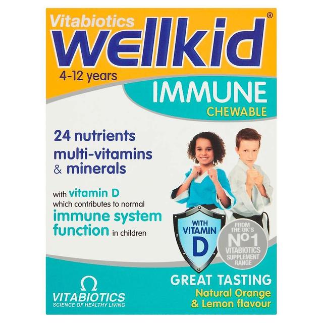 Vitabiotics WellKid Immune Chewable - 30 tablettia on Productcaster.