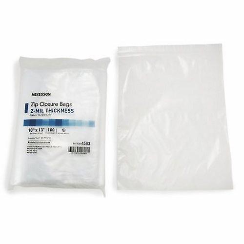 McKesson Zip Closure Bag 10 X 13 Inch Polyethylene Clear, Count of 10 (Pack of 1) on Productcaster.