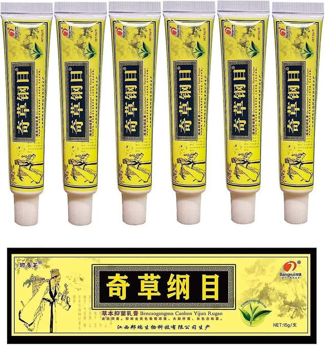 6pcs Lot Chinese Herbal Eczema, Psoriasis Creams Dermatitis And Eczema Pruritus Psoriasis Ointment on Productcaster.