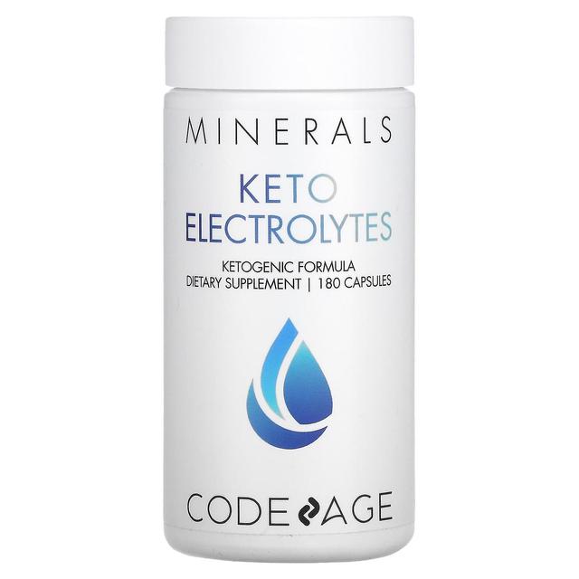 Codeage, Keto Electrolytes, Minerals, Ketogenic Formula, 180 Capsules on Productcaster.