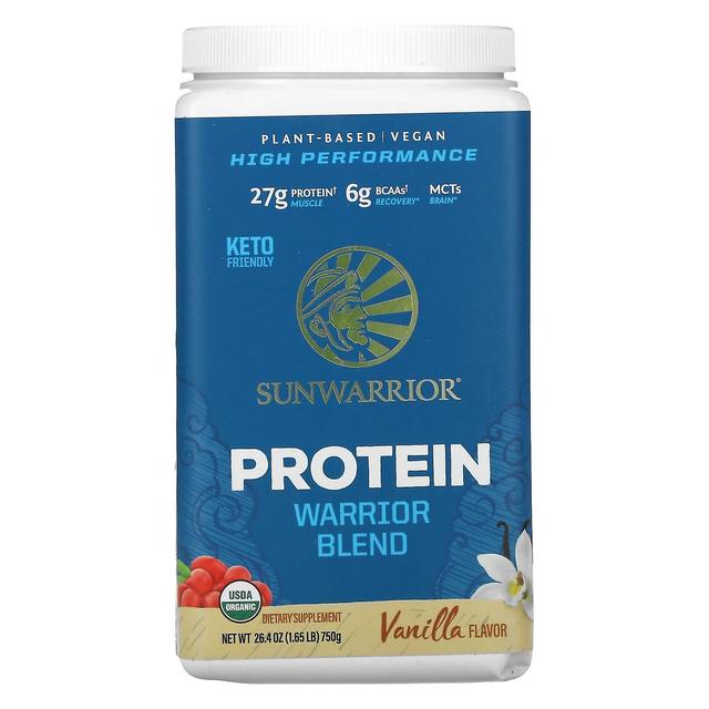 Sunwarrior, Warrior Blend Protein, Vanilla, 1.65 lb (750 g) on Productcaster.