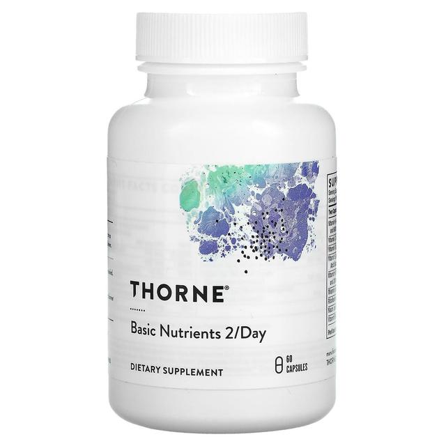 Thorne Research, Nutrientes Básicos 2/Dia, 60 Cápsulas on Productcaster.