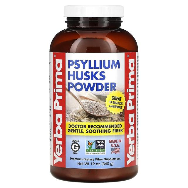 Yerba Prima, Psyllium Husks Pulver, 12 oz (340 g) on Productcaster.