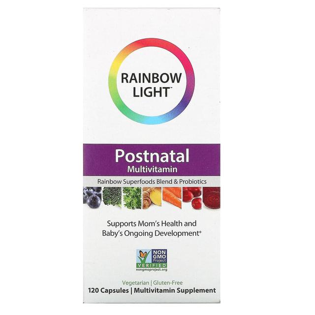 Rainbow Light Sateenkaarivalo, synnytyksen jälkeinen monivitamiini, 120 kapselia on Productcaster.