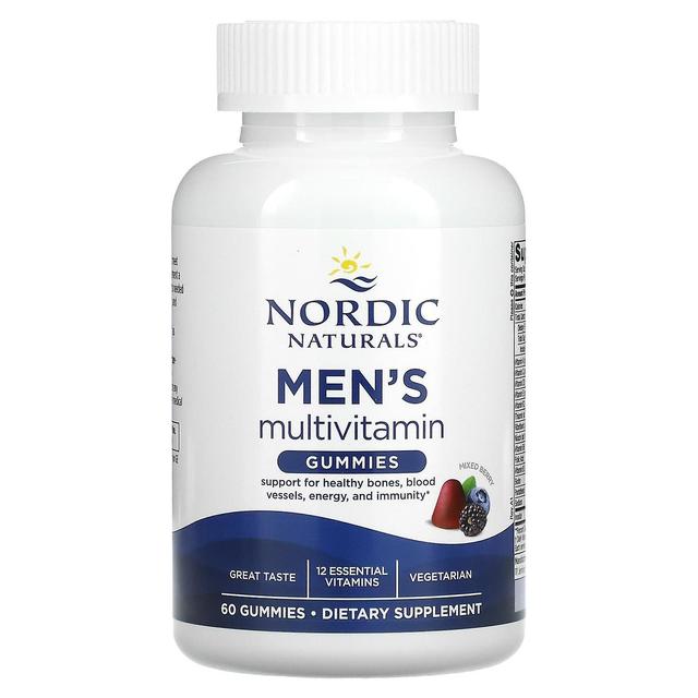 Nordic Naturals, miesten monivitamiinikumit, marjasekoitukset, 60 kumia on Productcaster.