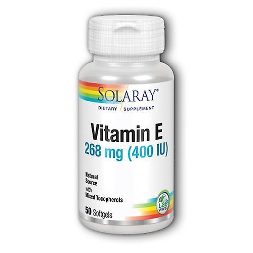 Solaray Vitamin E,400 IU,50 Softgels (Pack of 6) on Productcaster.