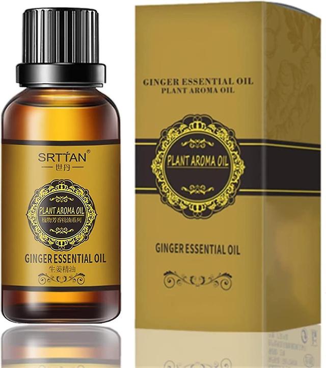 10ml Minceur Ventre-Ventre Huile de Gingembre, Drainage du Ventre Huile de Gingembre Pores de la peau Gingembre Aromathérapie Huile de Massage, Dra... on Productcaster.