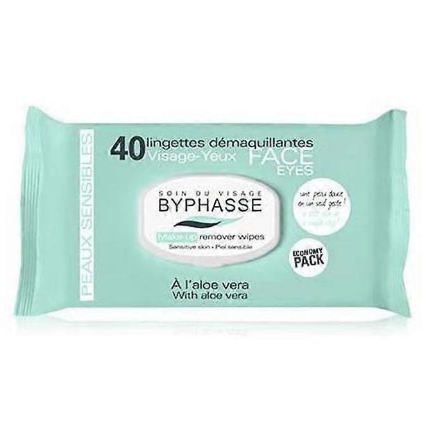 Byphasse gentle aloe vera makeup remover våtservetter för känslig hud - 40-pack on Productcaster.