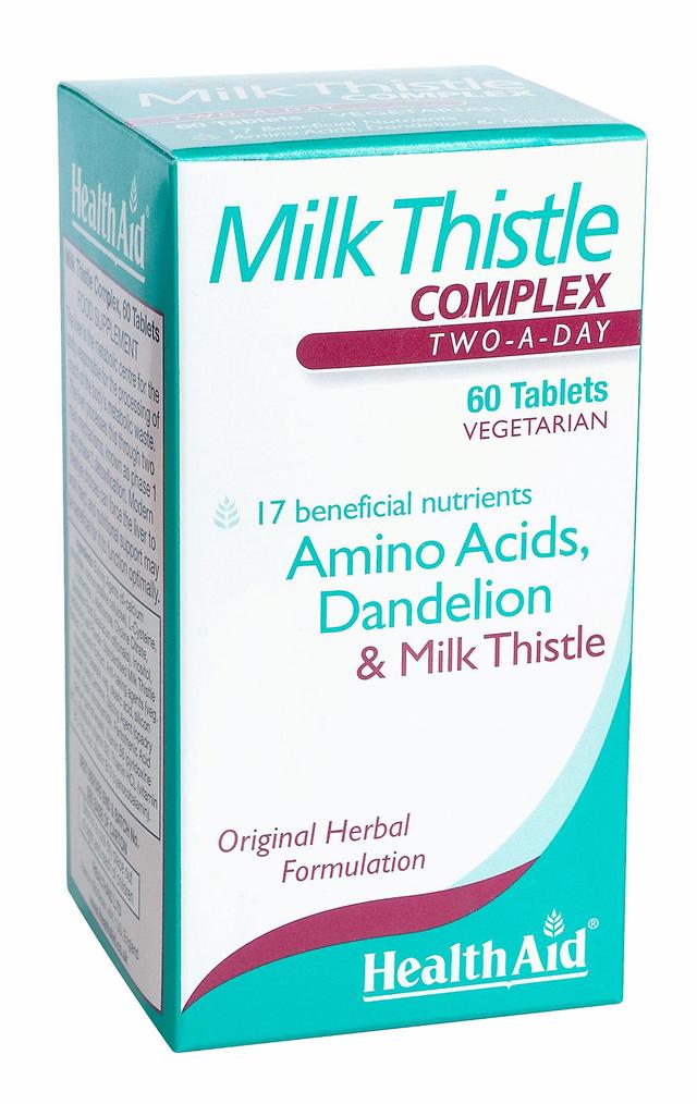 Health Aid Terveys tuki Milk Thistle Complex, 60 tablettia on Productcaster.