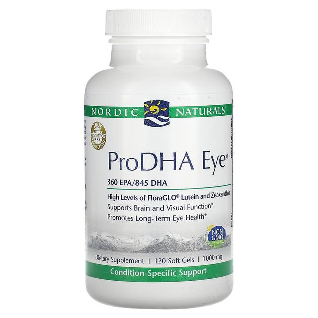 Nordic Naturals, ProDHA Eye, 1,000 mg, 120 Softgels on Productcaster.