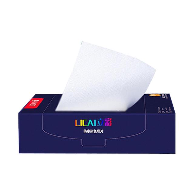 1 Box Laundry Paper Effective Wide Application Safe Disposable Portable Residues Dissolving Hygeian Absorb Color Absorbing Color Absorbing Tablets For on Productcaster.