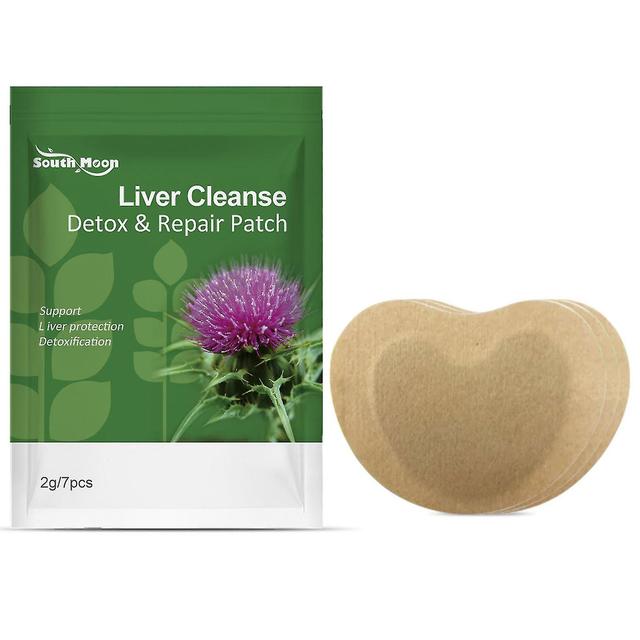 Cloud Xiang 7pcs Liver Cleanse Body Detox Patches Relieving Eyes Dryness Detox Stickers Liver Protection And Cleansing on Productcaster.