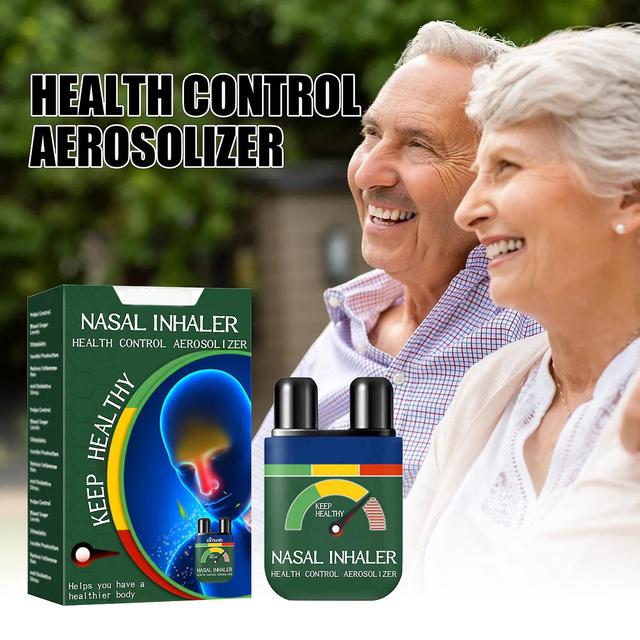 Health Control Aerosolizer Natural Sugar Control Supplement Herbal Nasal Inhaler, Blood Sugar Balance Support Nasal Inhaler Stick 6ml - 3pcs on Productcaster.