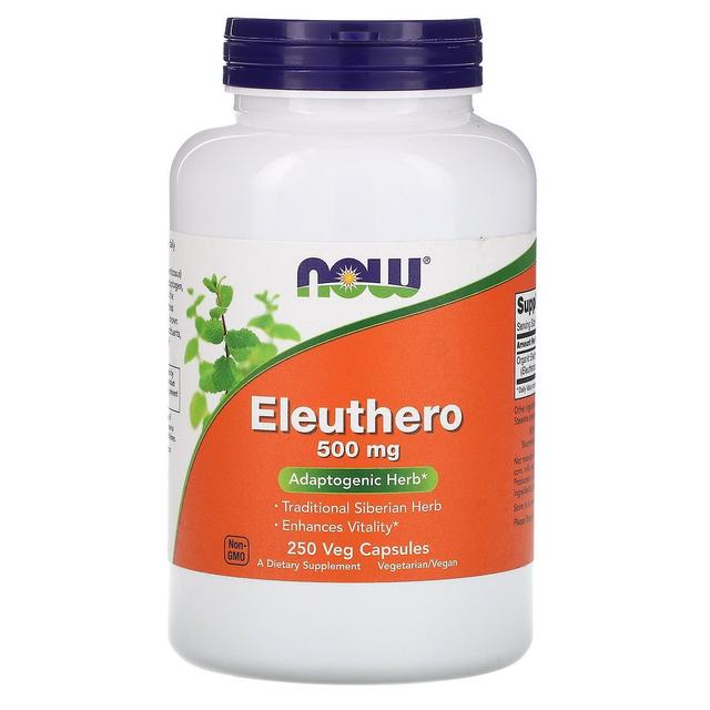 Now Foods, Eleuthero, 500 mg, 250 Veg Kapseln on Productcaster.