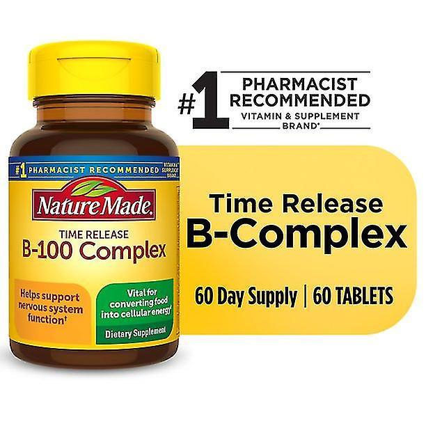 Nature made time release b-100 b complex tablets, 60 count on Productcaster.