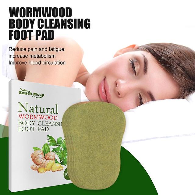 16x Beauté Santé Absinthe Pâte De Pieds Absinthe Pied Patch Chaud Nettoyant Détox Minceur Produit Améliorer Le Sommeil on Productcaster.