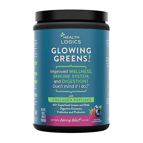 Health Logics Glowing Greens, 285 Grams (Pack of 1) on Productcaster.