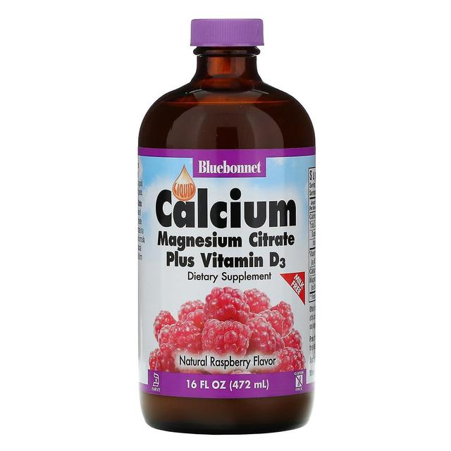 Bluebonnet Nutrition, Liquid Calcium, Magnesium Citrate Plus Vitamin D3, Natural Raspberry Flavor, 1 on Productcaster.