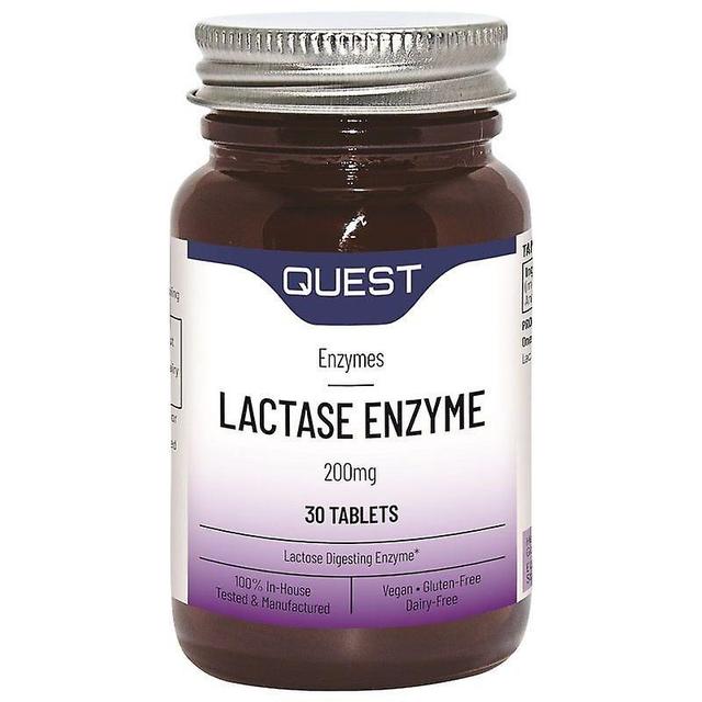 Quest Vitamins Lactase 200mg Tabs 30 (601475) on Productcaster.