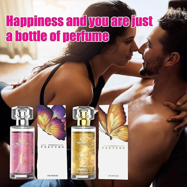 Feromon parfume spray 50 ml, Bedste sex lokke Attraktiv parfume feromon infunderet æterisk olie parfume Köln fremme intimitet 2stk - 50ml Pink and ... on Productcaster.