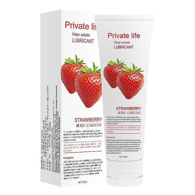 Óleo essencial de corpo frutado ânus privado feminino e vagina solúvel em água sabor morango 100ml on Productcaster.