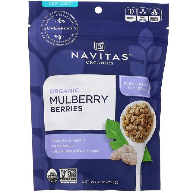 Navitas Organics, Organic Mulberry Berries, 8 oz (227 g) on Productcaster.