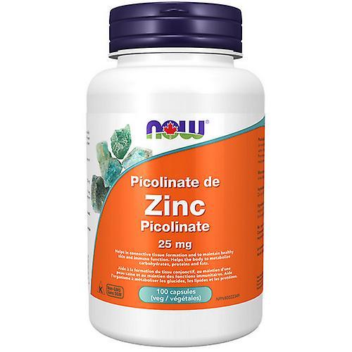 Now! Now Zinc Picolinate,25mg,100 VegCaps on Productcaster.