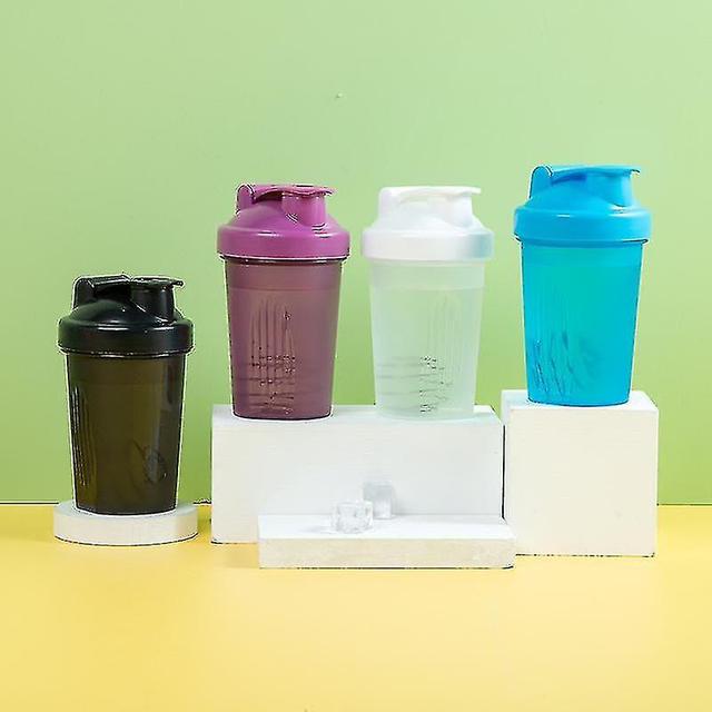 4PCS 400ml Protein Powder Shaker Cup, Milkshake With Graduated Cup, Portable Fitness Sports Water Cu on Productcaster.