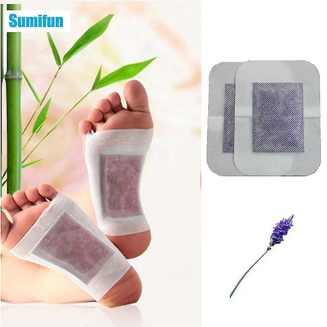 Unitoney 2pcs Chinese Detox Foot Patches Posted Foot Patches Detox Foot Pads Thin Paste Improve Sleep Z06002 on Productcaster.