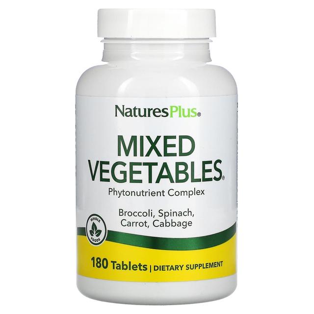 Nature's Plus NaturesPlus, Mixed Vegetables, 180 Tablets on Productcaster.