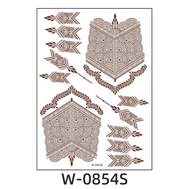 Scacv Temporary Tattoo Sticker Waterproof Diy Body Tattoo Patch Long Lasting Personalized Sticker 0854S on Productcaster.