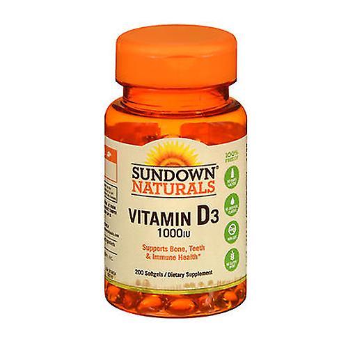 Sundown Naturals High Potency Vitamin D3,1000 IE,100 Kapseln (3er Packung) on Productcaster.