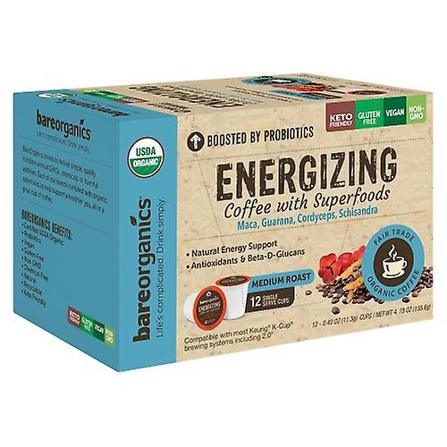 Bare Organics Energy Coffee K-Cups, 12 Count (Pack of 1) on Productcaster.