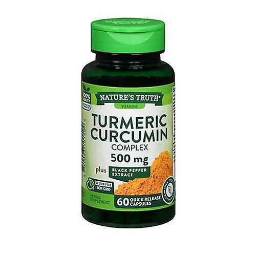 Nature's Truth Nature'S Truth Turmeric Curcumin Complex Plus Black Pepper Extract Capsules,500 Mg,60 Caps (Pack of 1) on Productcaster.